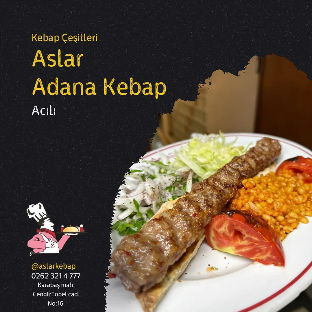 ASLAR Kebap Salonu İzmit — Masa Düzeni